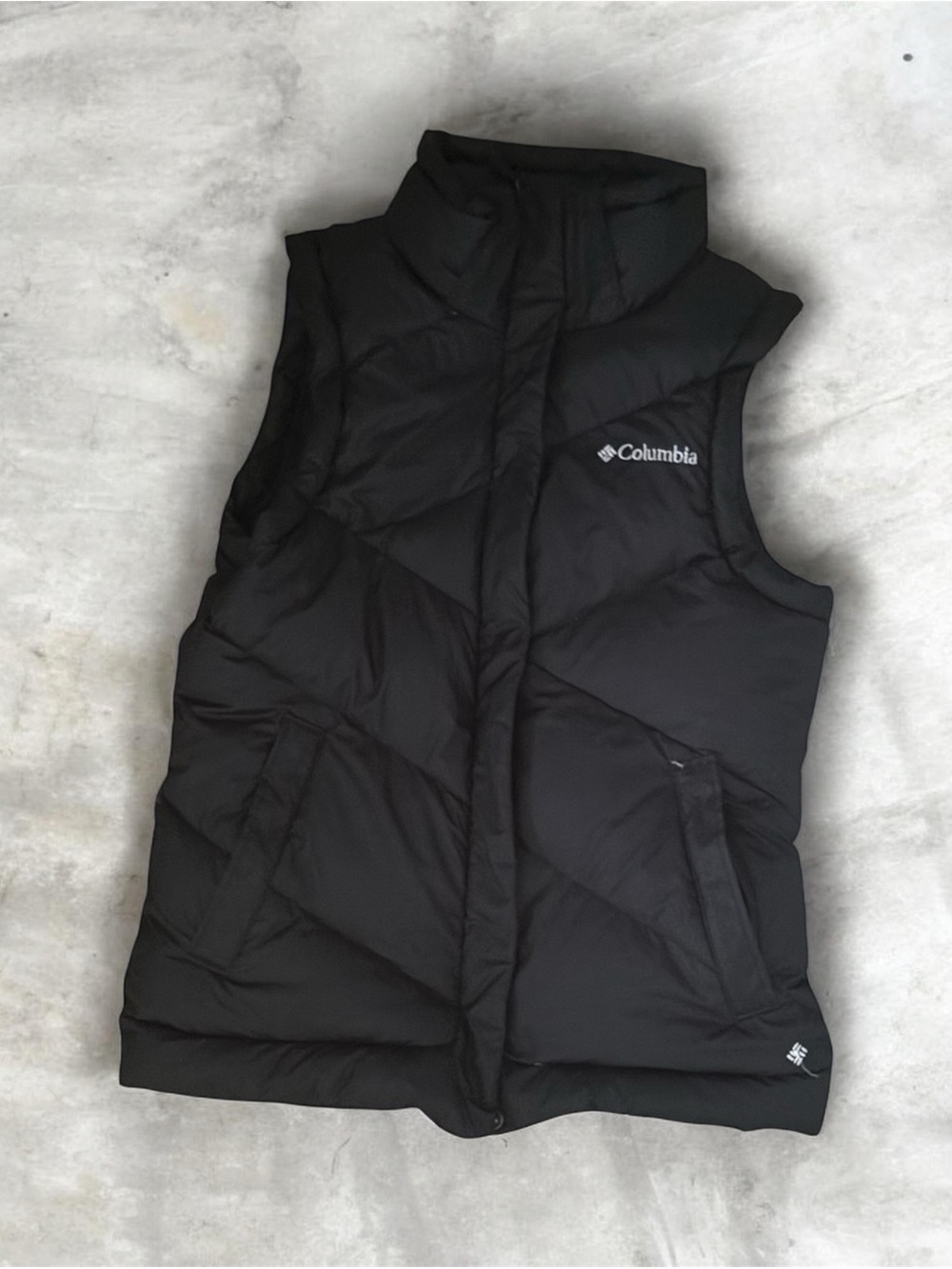 Columbia Black Quilted Puffer Vest